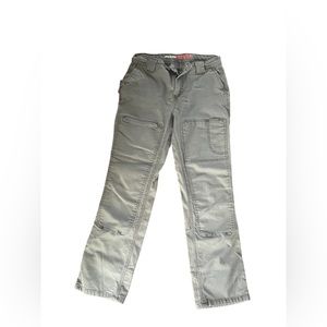 Woman’s gray Dickies Flex 10r Cargo style pant